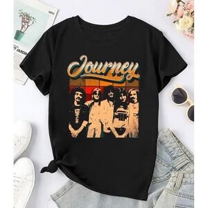 Journey T-Shirt Rock Band 90s Freedom Tour 2024 Music Fan Graphic